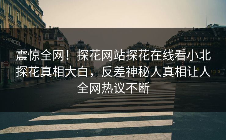 震惊全网！探花网站探花在线看小北探花真相大白，反差神秘人真相让人全网热议不断  第1张